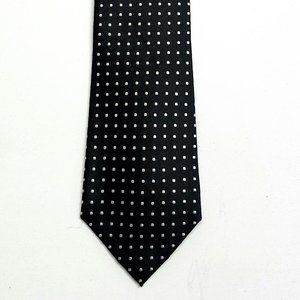 Alfani Black 100% Silk Tie